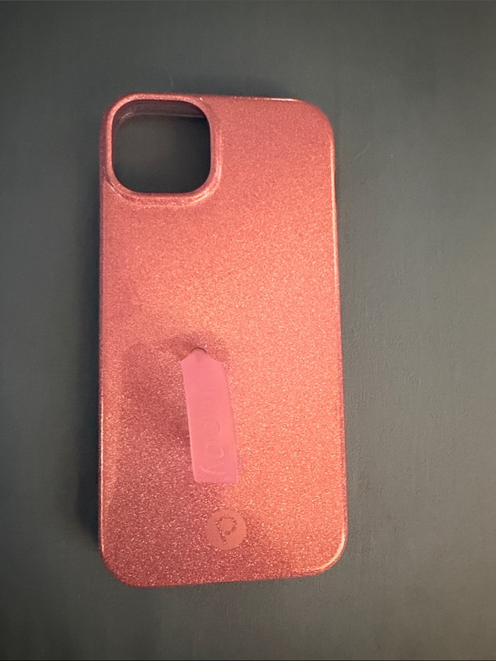Loopy Case Rose Pink Glitter Phone Case with Built-In Loop